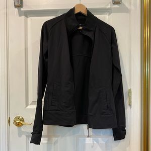 Black sweatshirt jacket